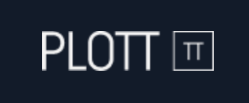 PLOTT logo; manufacturer of Carta, a real time mapping and measuring system –
displayed directly on your smartphone
